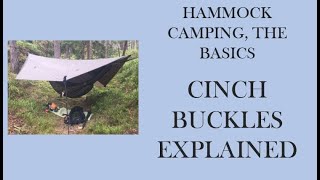 HAMMOCK CAMPING Cinch Buckles Explained [upl. by Aserehc]