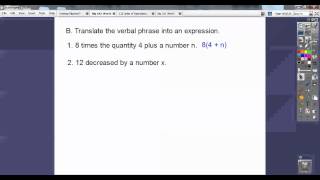 Write Expressions  Section 13 Part 1 [upl. by Allemap]