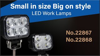 Lucidity Osram LED Work Lamp NO22867 amp NO22868 [upl. by Rozamond]