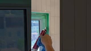 Here’s an easier way to apply sealant in a highly visible area diy homeimprovement [upl. by Anelrats]