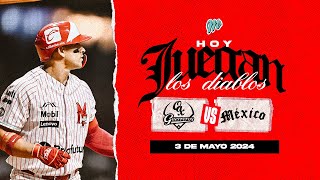 ¡Estamos en Vivo Guerreros de Oaxaca vs Diablos Rojos del México 3 de mayo 2024 [upl. by Finny]