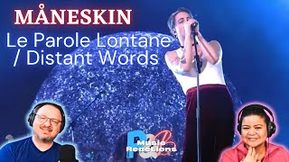 MÅNESKIN  quotLe Parole Lontane  Distant Wordsquot Radio Italia Performance Video  Couples Reaction [upl. by Bashemeth]