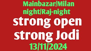 Mainbazar Milan night Rajnight 131124 game [upl. by Bagger]