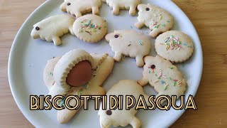 Biscotti di Pasqua Scarcelle 🐣🐥Pasta frolla senza burro [upl. by Robert]