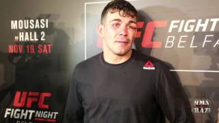 Jack Marshman UFC Fight Night Belfast Post Fight Media Scrum [upl. by Aridan]