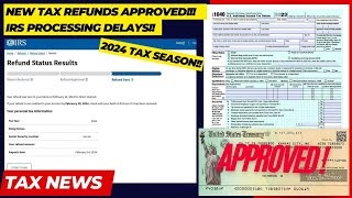 2024 IRS TAX REFUND UPDATE  New Refunds Approved Tax Return Delays Codes 570971 Action Required [upl. by Merchant]