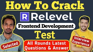 How To Crack Relevel Frontend Development Test  Relevel Exam  Relevel Test Experience amp Syllabus [upl. by Poock283]