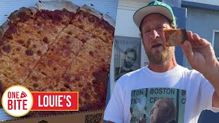 Barstool Pizza Review  Louies Dallas TX [upl. by Errecart]