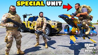 Franklin Trevor And Michael Join SPECIAL OPERATIONS FORCE in GTA 5  SHINCHAN and CHOP [upl. by Ilat509]