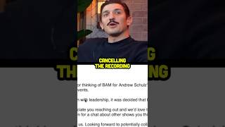 Andrew Schulz cancelled because of Trump 😳🤔 [upl. by Pine]