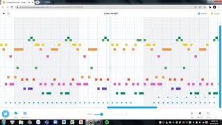 Bad habits  Ed Sheeran but on Chrome music lab Song maker [upl. by Naitirb354]