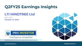 LTI Mindtree Ltd Q2FY25 Earnings Concall [upl. by Marler635]