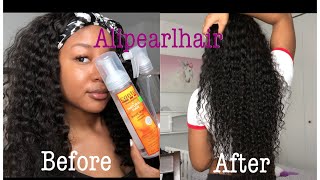 Alipearlhair Deep Wave Review How to maintain Manage  Alipearl Alipearlhairreview tutorial [upl. by Peace]