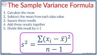 How to Calculate the Variance [upl. by Xantha]