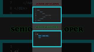 Senior Vs Junior developer engineer webdesign [upl. by Nimar767]