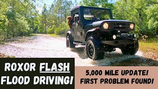 Mahindra Roxor Flash Flood Problem Found 5000 Mile Update [upl. by Eelarbed]