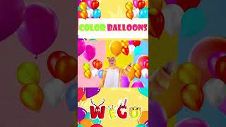 Color Balloons 🎈🎈  WeGo TV  Kids Songs amp Nursery Rhymes [upl. by Kolva]