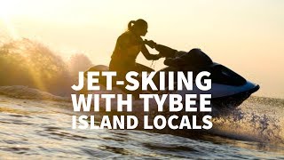 Jet Skiing on Tybee Island [upl. by Yrekcaz]