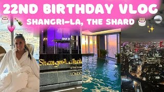 STAY WITH ME IN SHANGRILA THE SHARD LONDON🎂🌃💕✨🛍 [upl. by Farnham]