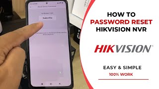 Hikvision NVR Password Reset Guide [upl. by Lilllie407]