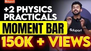 Plus Two Physics Practicals  Moment Bar  Eduport Plus Two [upl. by Adamson388]