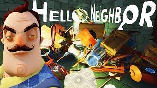 Hello Neighbor Stealing Everything Challenge  Hello Neighbor Beta Gameplay [upl. by Durrej]