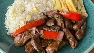 Receta de Lomo Saltado [upl. by Nnylahs]