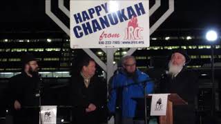 Toronto Hanukkah Celebration Menorah Lighting [upl. by Sauls]