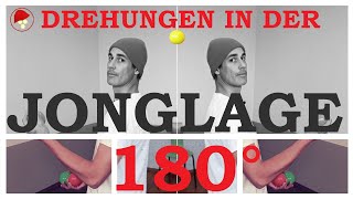 Drehungen mit 3 Bällen jonglieren lernen  Drei Ball Jonglage Trick [upl. by Releyks]