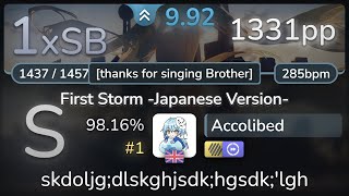 99⭐Accolibed  Will Stetson  First Storm thanks for singing BrotherHDDT 9816 1  1331pp 1xSB [upl. by Auqenaj]