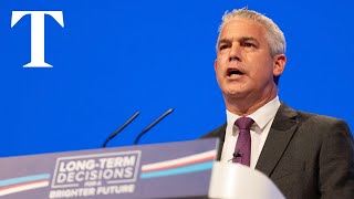 Tory party conference Steve Barclay pledges to quottake on militant doctorsquot [upl. by Auginahs]