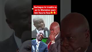 Gachagua in trouble as ex Cs Wamalwa warn his against Ruto [upl. by Akelam497]