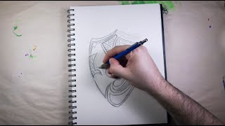 Shield Art Time Lapse Video Page 227 [upl. by Cherye]