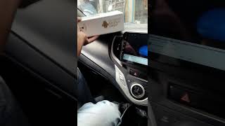 Android with rear led camera Installation in Baleno 2019  shubhamcaraccessories baleno viral [upl. by Gniliem]