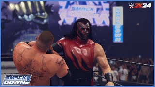 WWE 2K24  Casket Match  Kane vs Brock Lesnar [upl. by Symons]