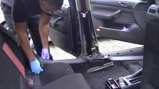 How to change a seat belt on a Volkswagen [upl. by Berstine]