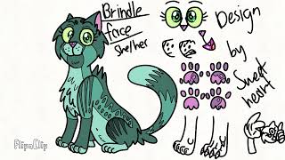 Brindleface Cat design by Sweetheart for RavenSpotsStudios [upl. by Kal390]