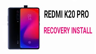 PITCHBLACK OFFICIAL RECOVERY INSTALL REDMI K20 PRO [upl. by Noj]