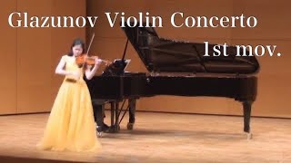 Glazunov Violin Concerto in A minor Op82 1st mov グラズノフ ヴァイオリン協奏曲 第1楽章 [upl. by Anne-Corinne865]