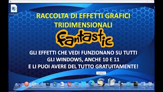 Personalizzare Windows tutti anche Windows11 con effetti fantastici 3D e molto utili [upl. by Aramad]