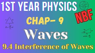 94 interference of waves Chapter 9 Class 11 Physics NBF [upl. by Einnahc]