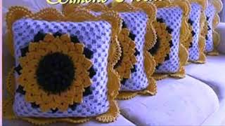 FUNDAS A CROCHET PARA COJINES DE SALA Y DORMITORIOS [upl. by Decrem10]