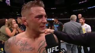 UFC 236 Dustin Poirier and Max Holloway Octagon Interview [upl. by Acirema]