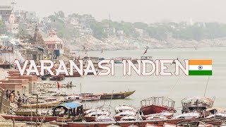 Varanasi INDIEN  Leichenverbrennung am Ganges [upl. by Sivia71]