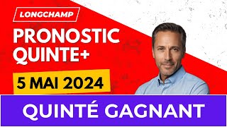 🌿 Pronostic Quinté dimanche 5 mai 2024  Mes conseils pour le Prix du Passage SainteAnne 🏇 [upl. by Ssilb495]