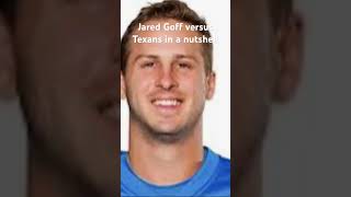 Jared Goff versus Texans in a nutshell nfl football funny madden jaredgoff texans [upl. by Wojak]