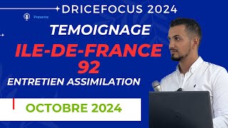 Demande naturalisation française par décret  entretien assimilation nationalité française questions [upl. by Gabbey]