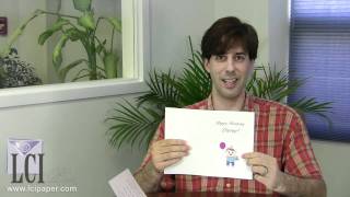 How to Print Half Fold Greeting Cards at Home [upl. by Euton]