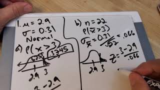 Math 160  CLT Practice Handout solutions [upl. by Eelirak]