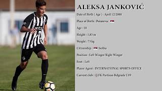 ALEKSA JANKOVIC FC PARTIZAN BELGRADE [upl. by Eugirne]